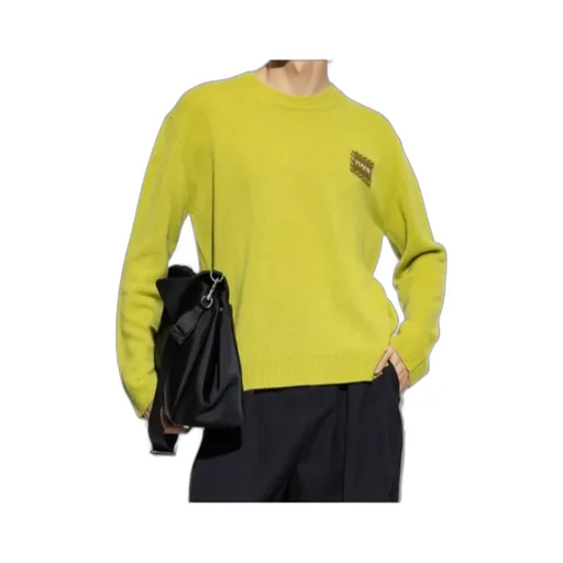 Marni Logo Patch Crewneck Jumper