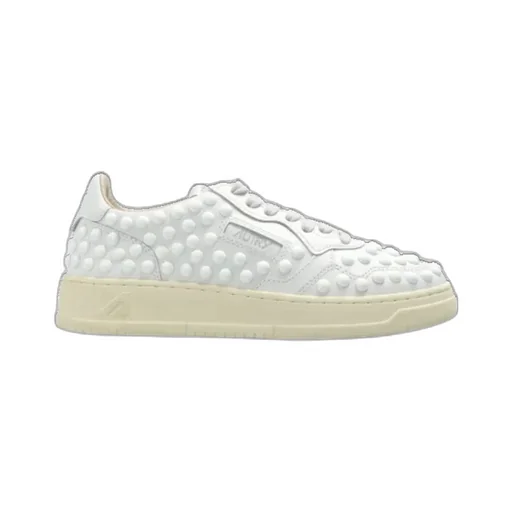 Autry Medalist Studded Lace-Up Sneakers