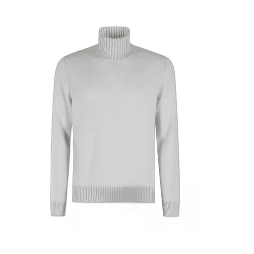 Roll-Neck Ribbed Knitwear