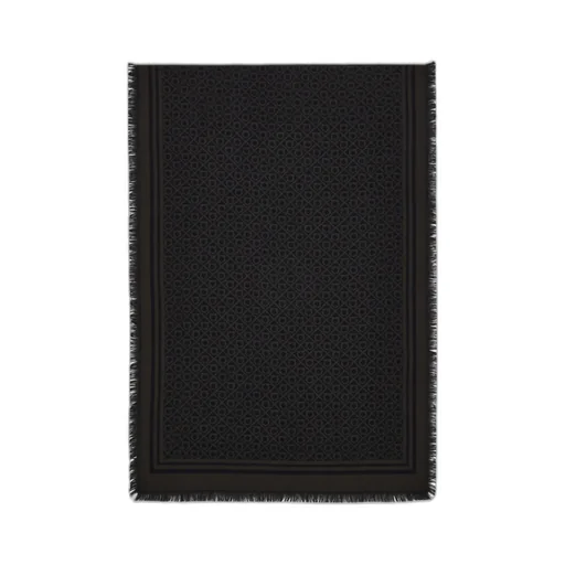 Ferragamo Fringed Hem Gancini Scarf