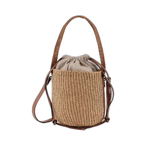 Chloé Woody Drawstring Small Basket Bag