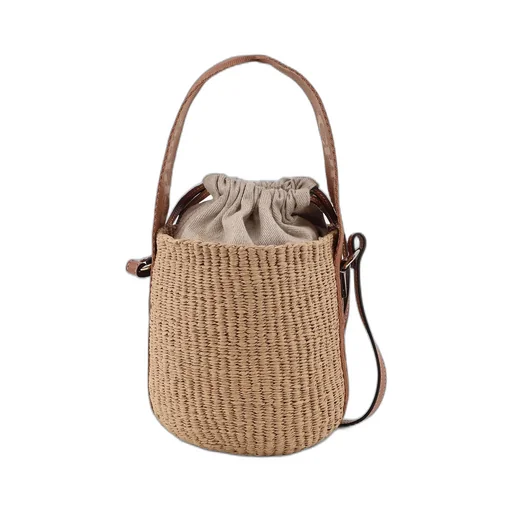 Chloé Woody Drawstring Small Basket Bag