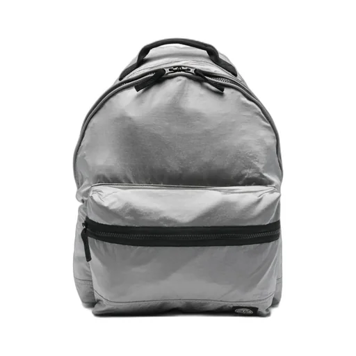 Stone Island Logo Patch Zipped Backpack