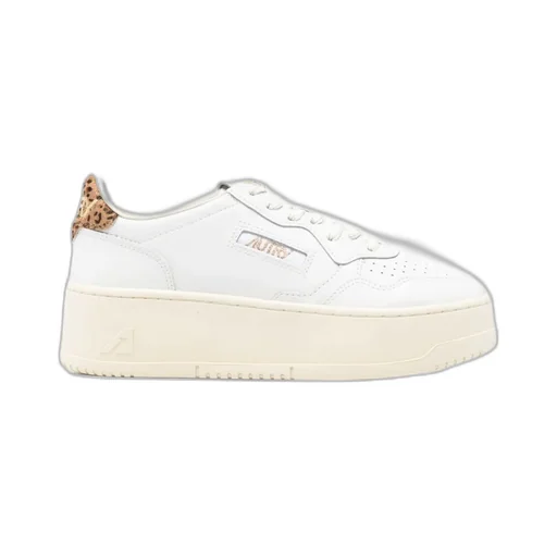 Autry Medalist Platform Lace-Up Sneakers