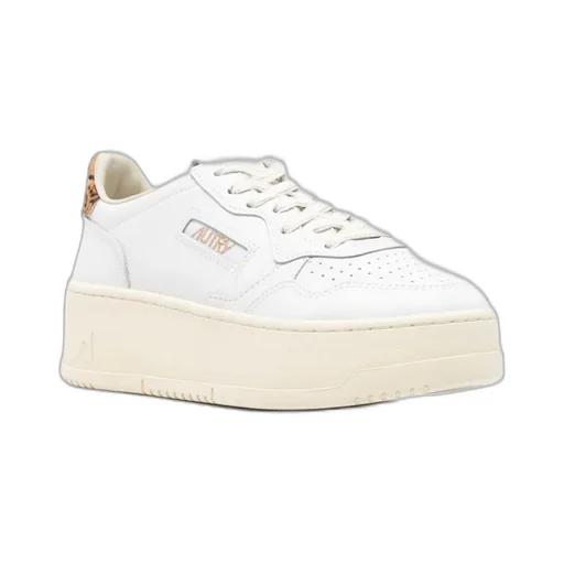 Autry Medalist Platform Lace-Up Sneakers