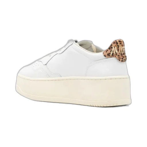 Autry Medalist Platform Lace-Up Sneakers