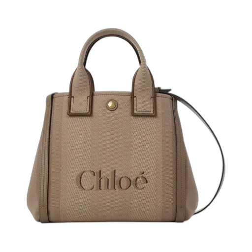Chloé Carry Logo Detailed Small Tote Bag