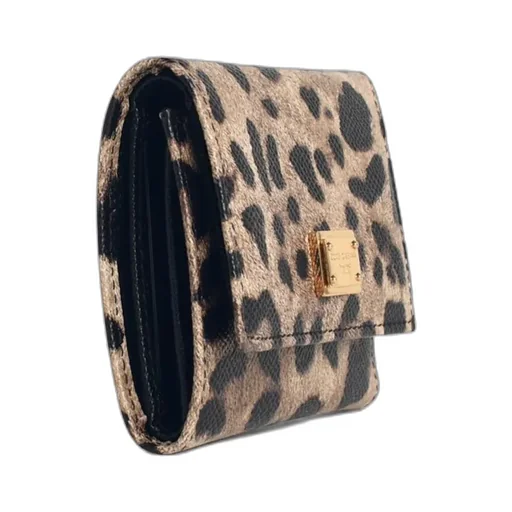 Leopard-Print Zip Wallet