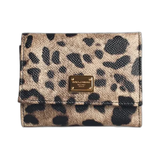 Leopard-Print Zip Wallet