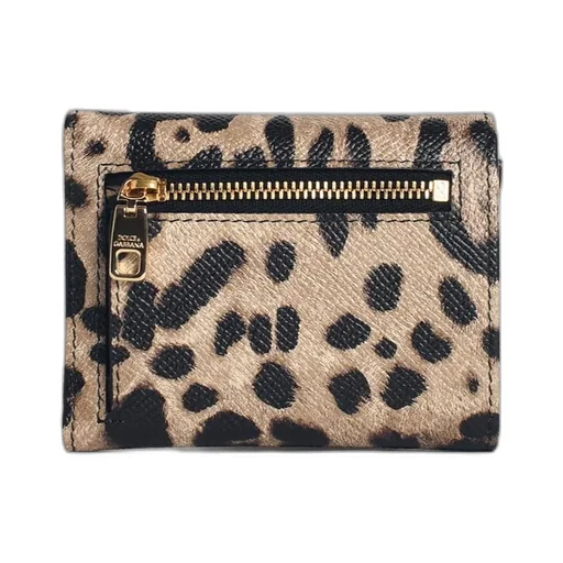 Leopard-Print Zip Wallet