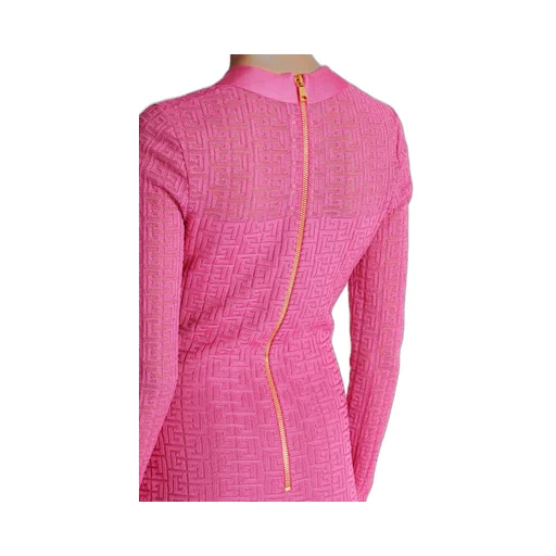 Monogrammed Knit Dress