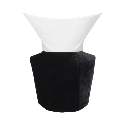 Structured Dual Fabric Strapless Dress