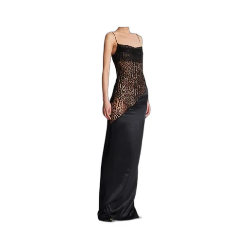 Balmain Flowing Spaghetti Strap Dress