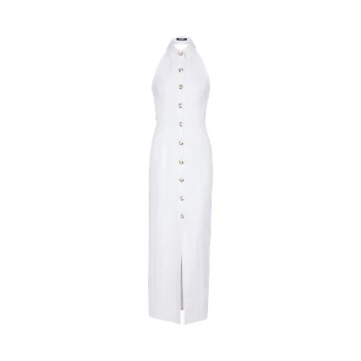 Bodycon Backless Poplin Dress