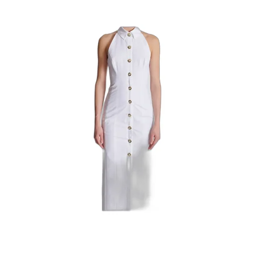 Bodycon Backless Poplin Dress