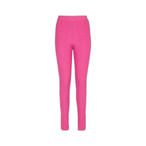 Knit Leggings With Monogram