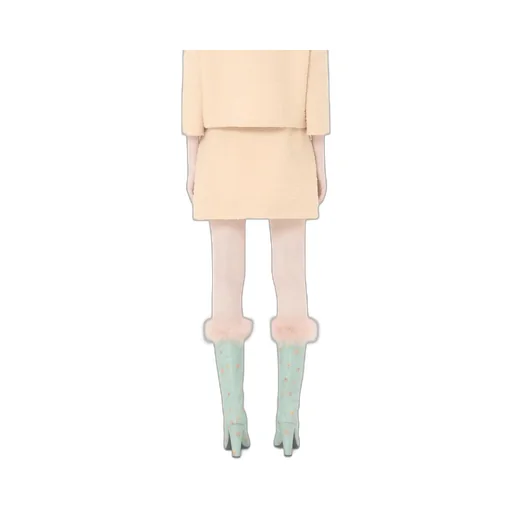 Valentino Logo Plaque Mini Skirt