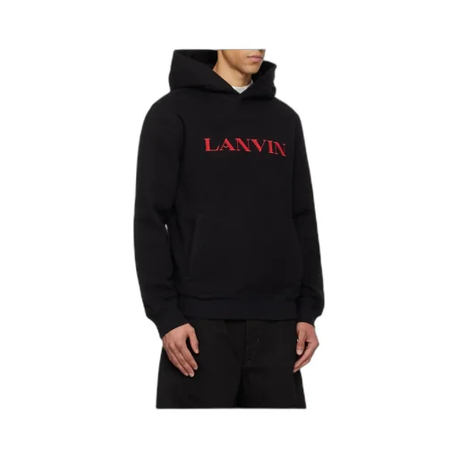 Embroidered Cotton Hooded Sweatshirt