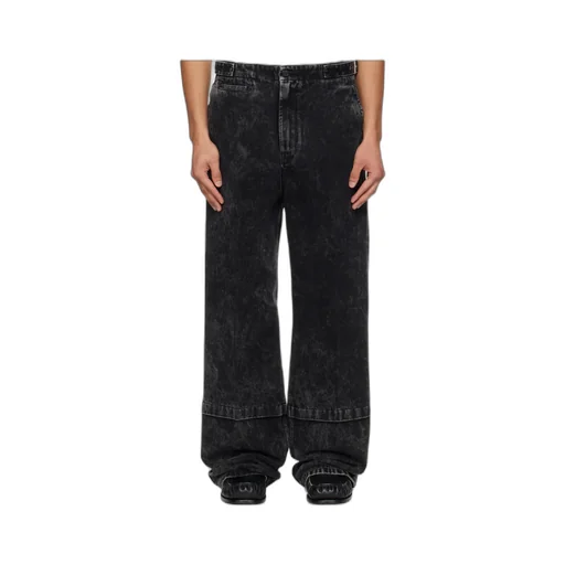 Washed Non-Stretch Jeans