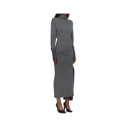 Wool And Cashmere Blend Long Dress