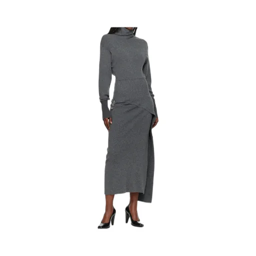 Wool And Cashmere Blend Long Dress