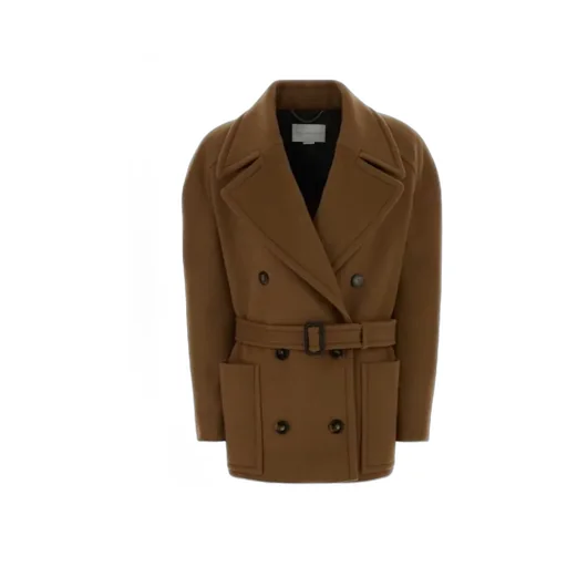 Stella Mccartney Double Breasted Belted Coat