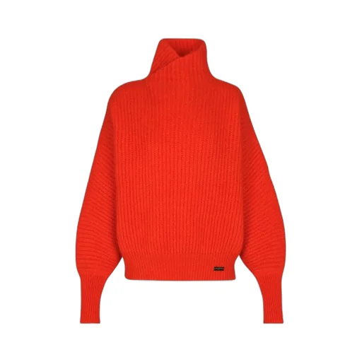 Mohair Knit Jumper With Collar Detail