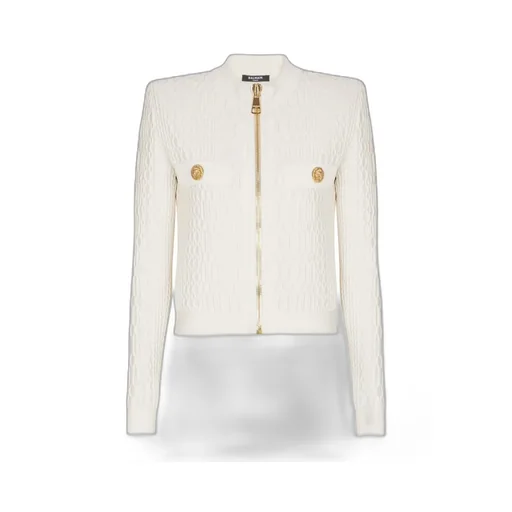 Crocodile Knit Jacket