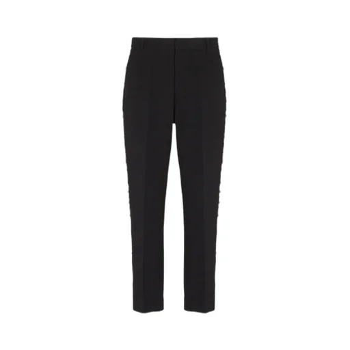 Pearl-Embellished Trousers