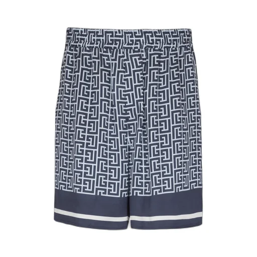 Flowing Monogrammed Shorts