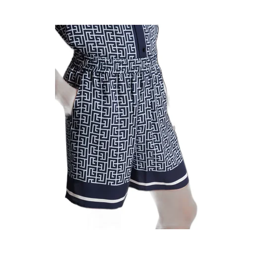 Flowing Monogrammed Shorts