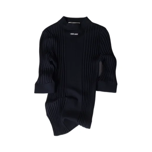 Miu Miu Ribbed Knitted Jumper