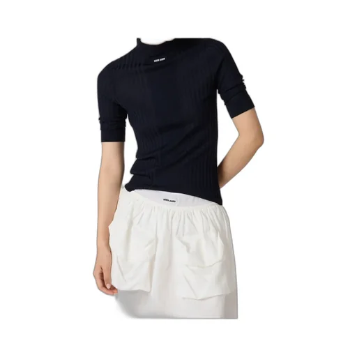 Miu Miu Ribbed Knitted Jumper