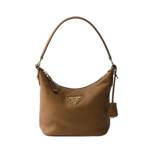 Prada Logo-Lettering Zipped Shoulder Bag
