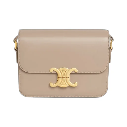 Teen Triomphe Bag In Shiny Calfskin