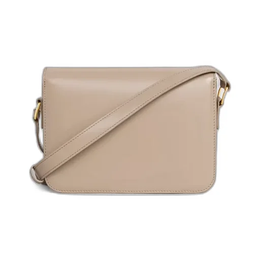 Teen Triomphe Bag In Shiny Calfskin