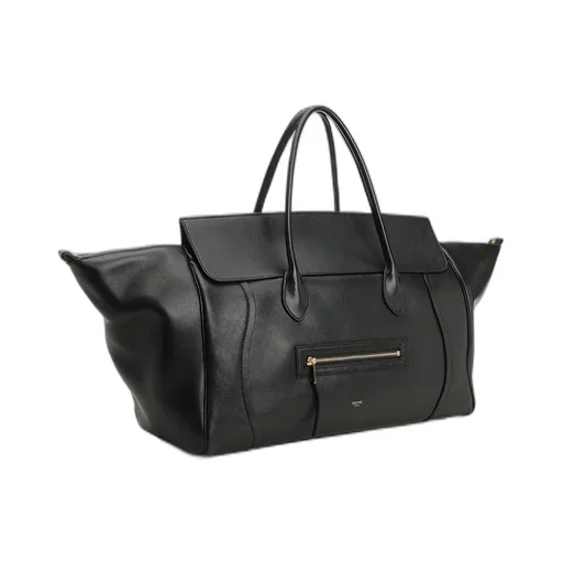 Large Luggage Supple Shiny Calfskin