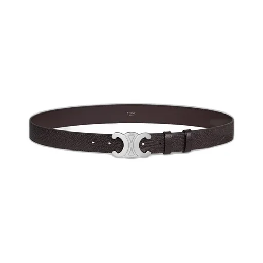 Large 30Mm Triomphe Belt In Grained Calfskin