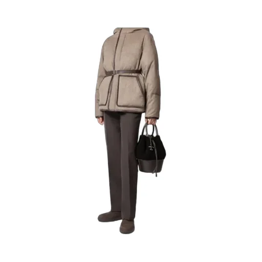 Cashmere Blend Padded Jacket