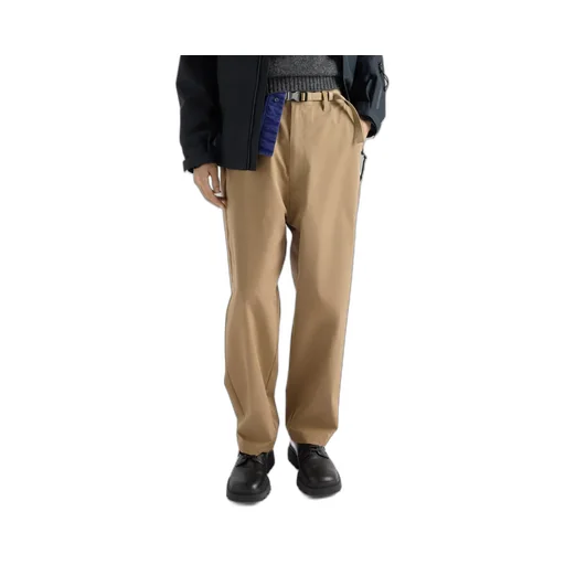 Prada Belted Straight-Leg Pants