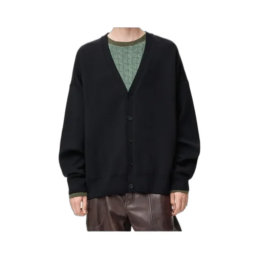 Loewe V-Neck Knitted Cardigan