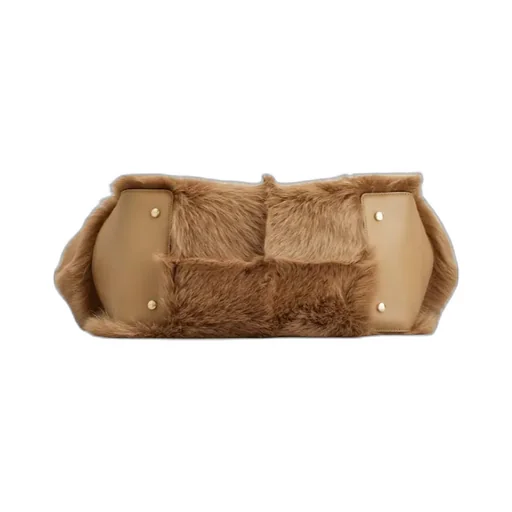 Shearling Small Tote Bag