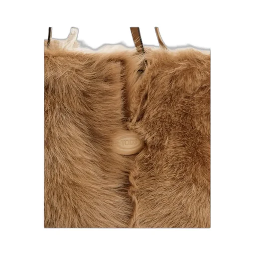 Shearling Small Tote Bag