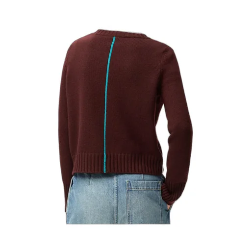 Loewe Anagram Embroidered Knitted Pullover