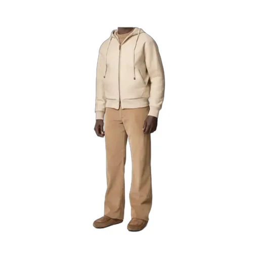 Hooded Zip-Up Bomber Jacket