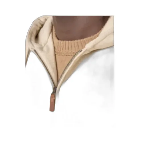 Hooded Zip-Up Bomber Jacket