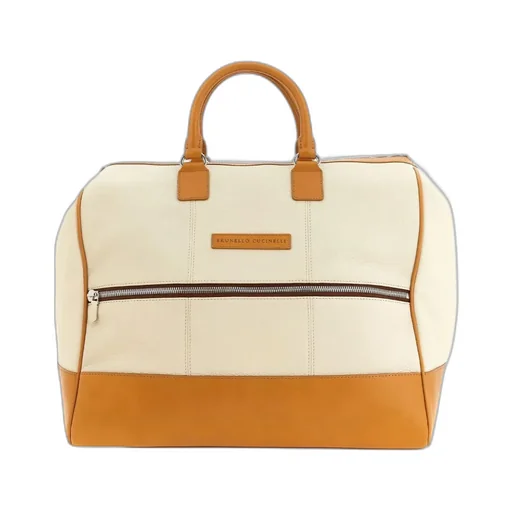 Brunello Cucinelli Leather Duffel Bag