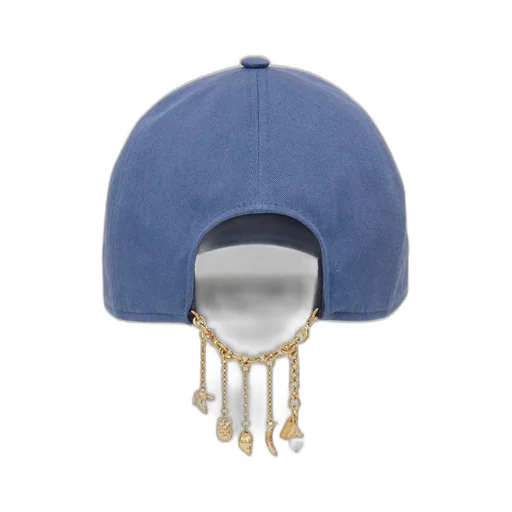 Chlo Logo Embroidered Charm Detailed Cap