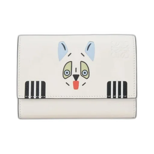 Loewe X Louis Wain Futurist Cat Small Vertical Wallet