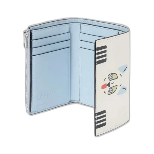 Loewe X Louis Wain Futurist Cat Small Vertical Wallet